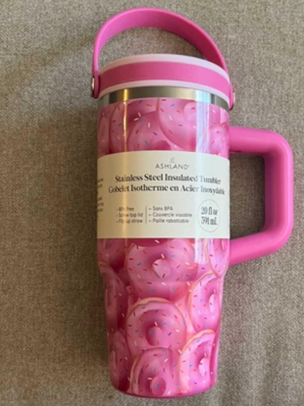 Insulated tumbler 20 fluid oz